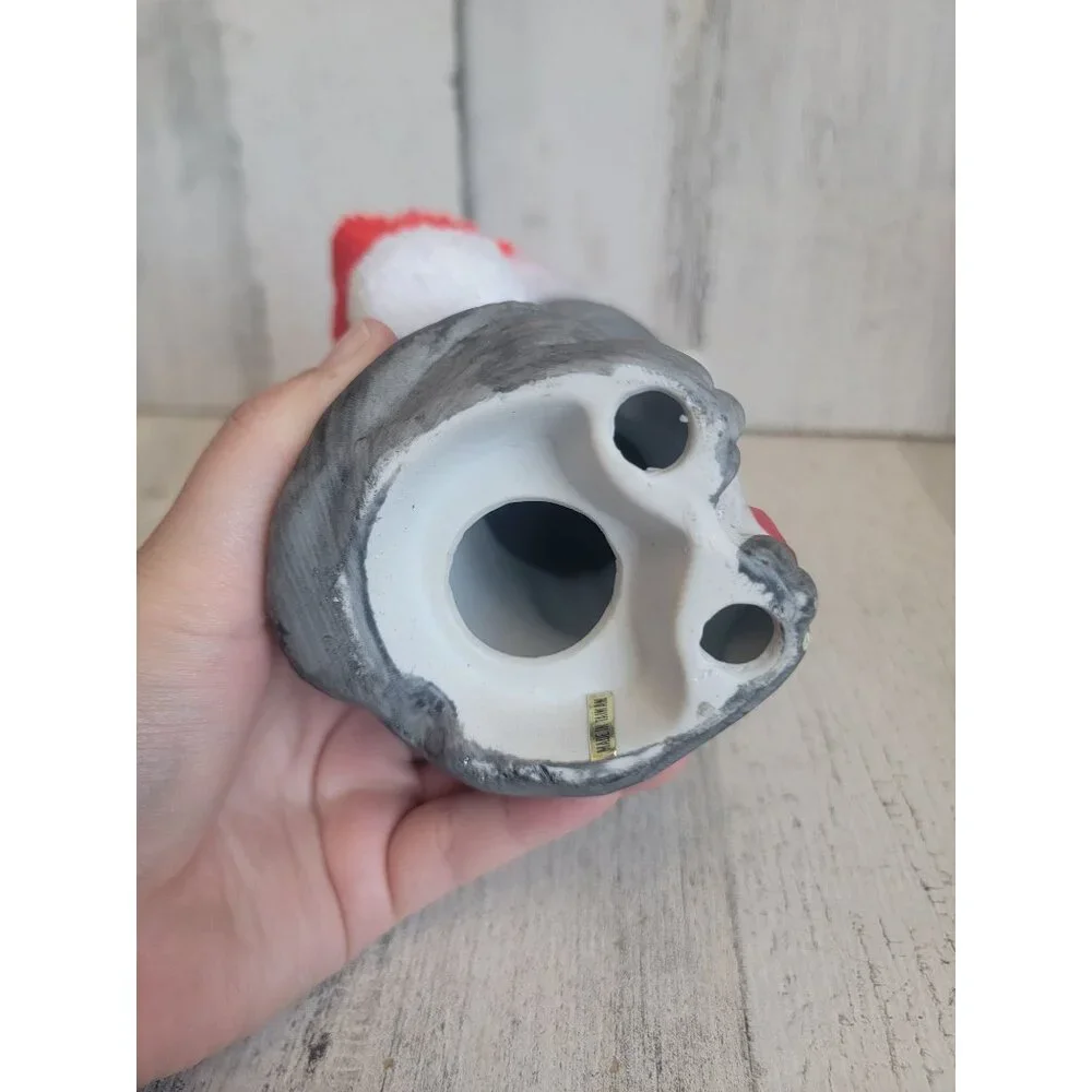 Vintage Santa Mouse light up ceramic ornament‎ Xmas